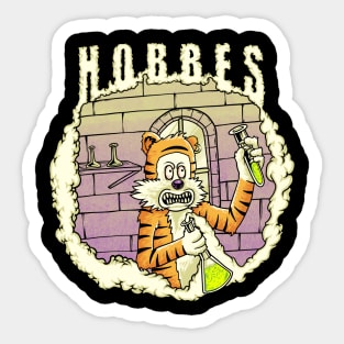 Hobbes scientist Sticker